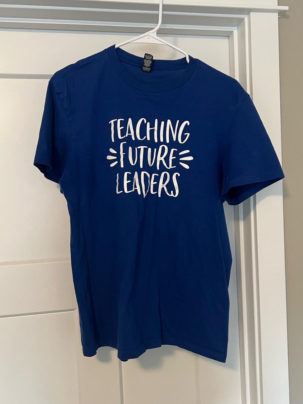 District Royal Blue "Teaching Future Leaders" Graphic Tee